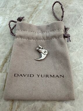 David Yurman .925 Sterling Silver Claw Amulet